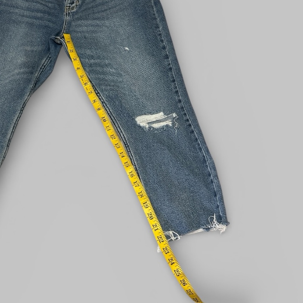 Abercrombie & Fitch Distressed Denim Mom Jeans - Picture 7 of 8